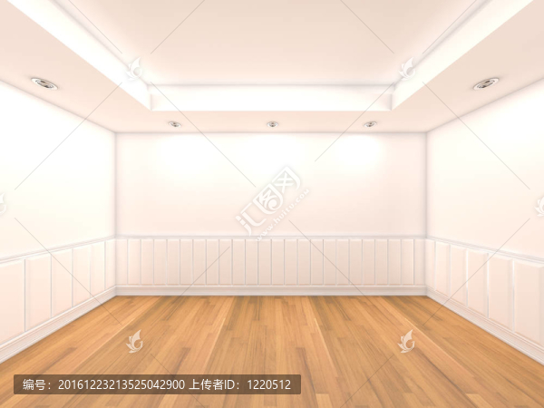 空房間白墻