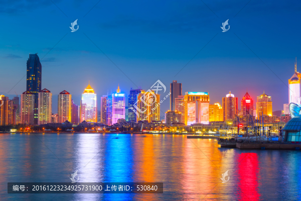 青島風光夜景