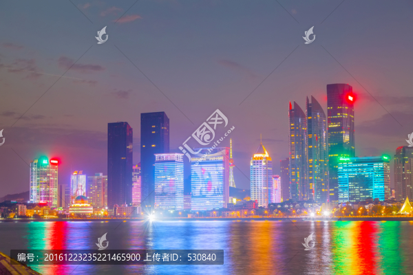 青島風光夜景