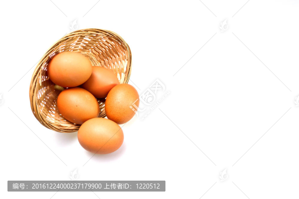 籃子里的棕色雞蛋