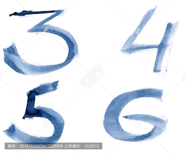藍(lán)色的字母