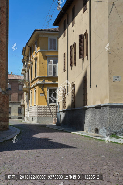 小巷。帕爾馬。Emilia,Romagna。意大利.
