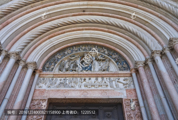 洗禮堂。帕爾馬。Emilia,Romagna。意大利.