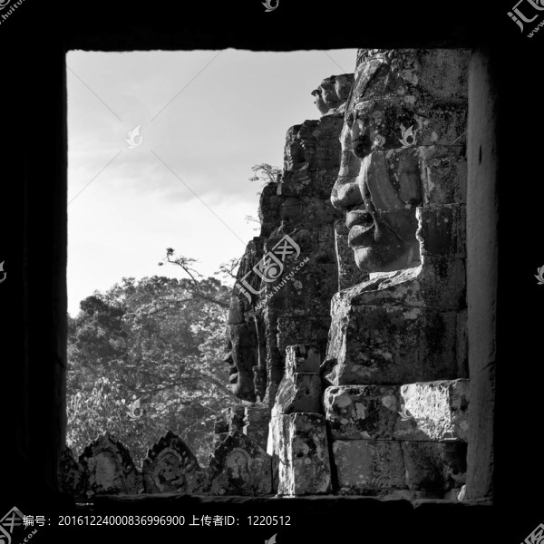 巴戎寺寺；吳哥城；柬埔寨