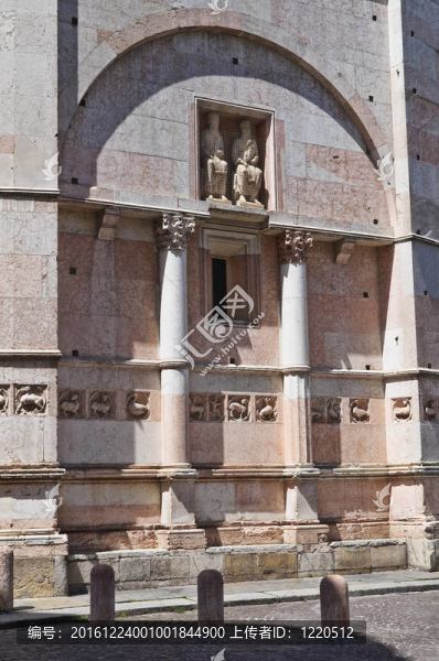 洗禮堂。帕爾馬。Emilia,Romagna。意大利.