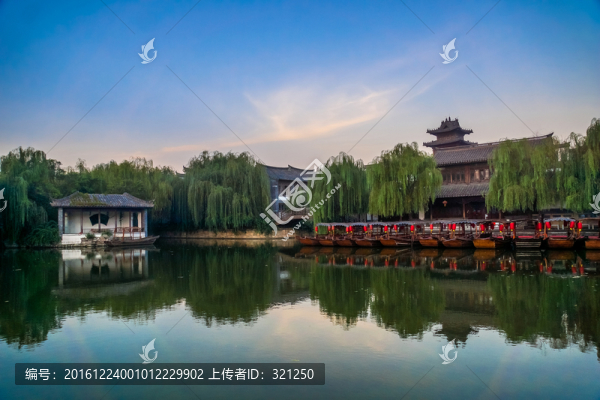 臺(tái)兒莊古城水景風(fēng)光