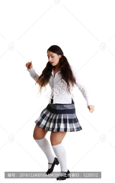 女踢踏舞者