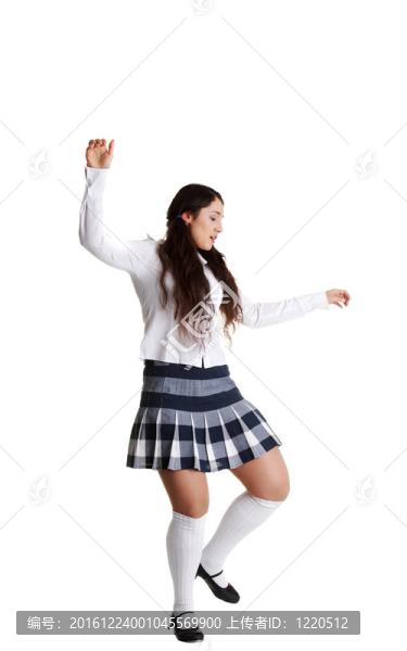 女踢踏舞者