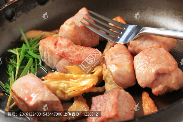 煎豬肉
