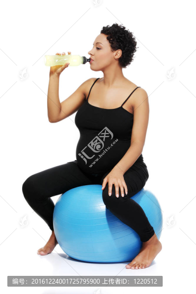 孕婦鍛煉。