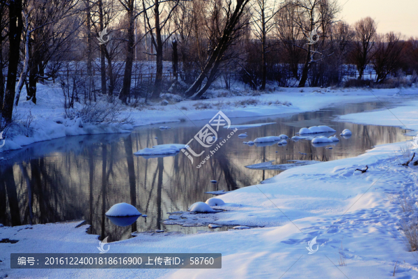 冰雪河流