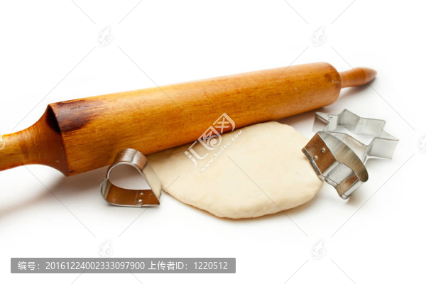 帶有面團(tuán)和餅干形式的滾動銷