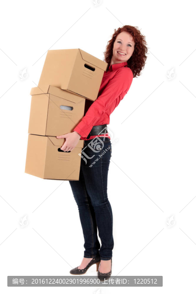 年輕漂亮的女商人