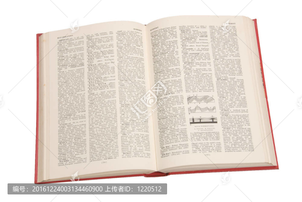 打開的書