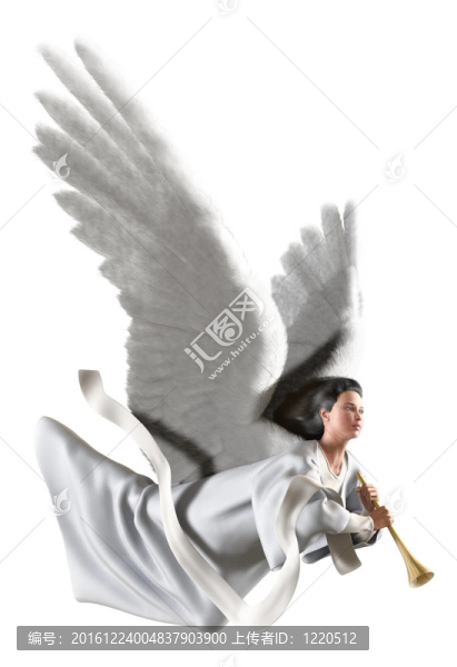 天使白