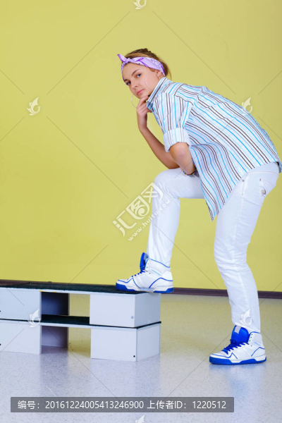 健身街舞舞者