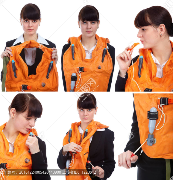 穿空姐制服的女孩