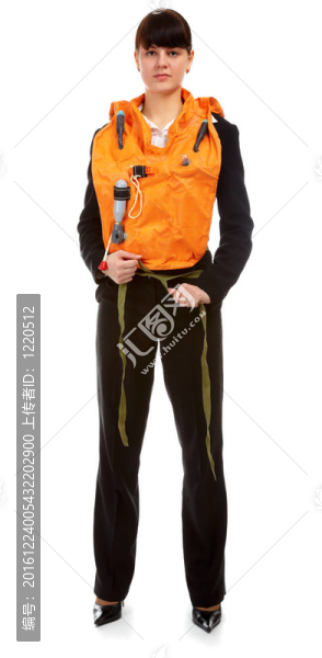 穿空姐制服的女孩