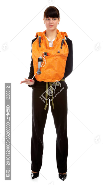 穿空姐制服的女孩