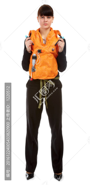 穿空姐制服的女孩