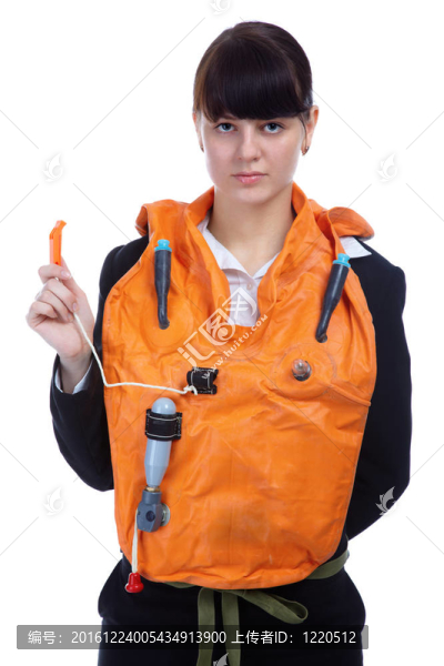 穿空姐制服的女孩