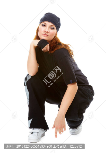 運(yùn)動(dòng)型的女孩
