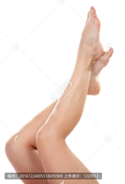 女孩的腿