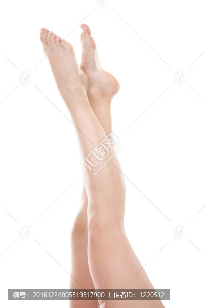 女孩的腿