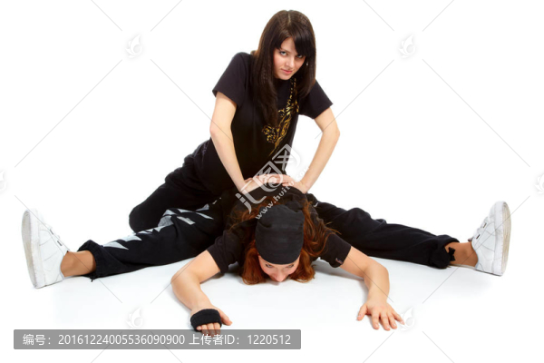 兩個美麗的女兒霹靂