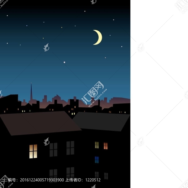 夜晚的城市