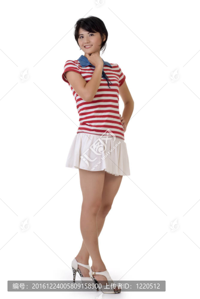 快樂(lè)的小女人