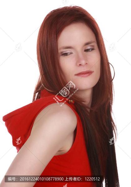 姜黃色頭發(fā)的女人