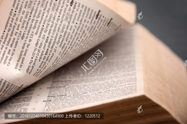 打開的書