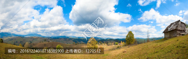 秋天的山村