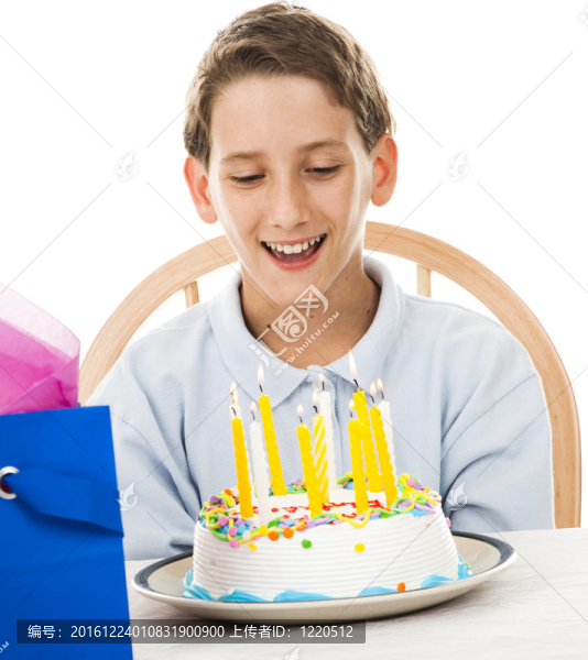 過生日的男孩