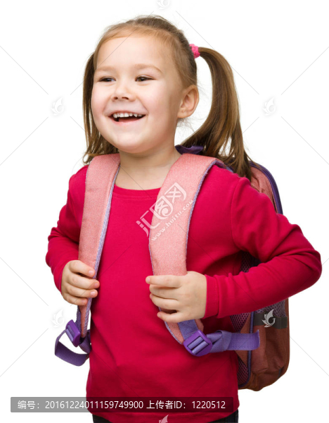 一個(gè)可愛(ài)的女生頭像的背包