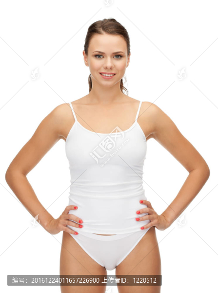 純棉內(nèi)衣美女