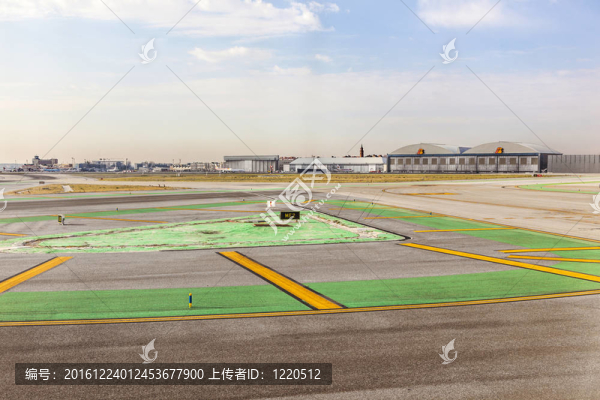 在馬德里barajay機場跑道；西班牙