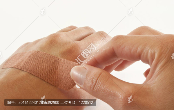 雙手包扎