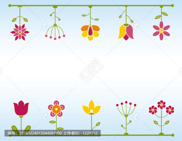 復(fù)古花框