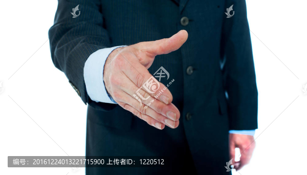 現(xiàn)代商人握手