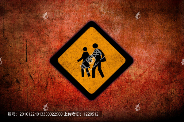 骯臟的道路標(biāo)志的光澤