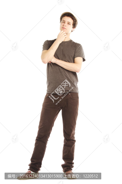 穿著時髦的年輕人