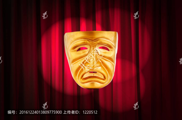 帶面具的戲劇表演概念