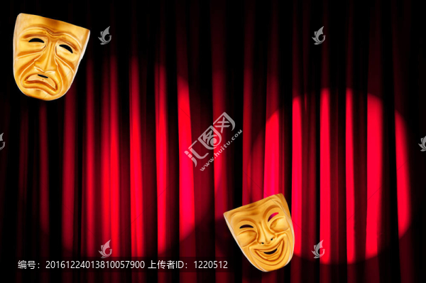 帶面具的戲劇表演概念