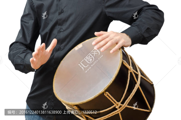 鼓手鼓白色