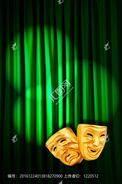 帶面具的戲劇表演概念