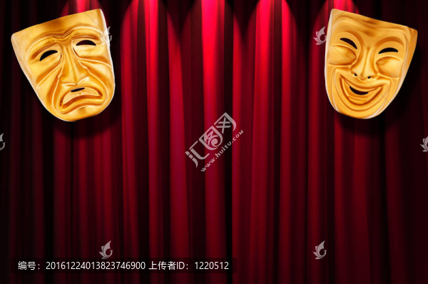 帶面具的戲劇表演概念
