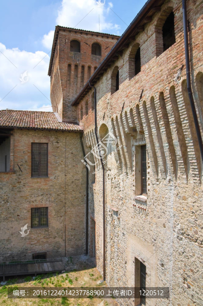 城堡Torrechiara。Emilia,Romagna。意大利.