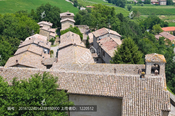 城堡Torrechiara。Emilia,Romagna。意大利.
